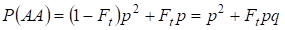 Hardy-Weinberg’s law
