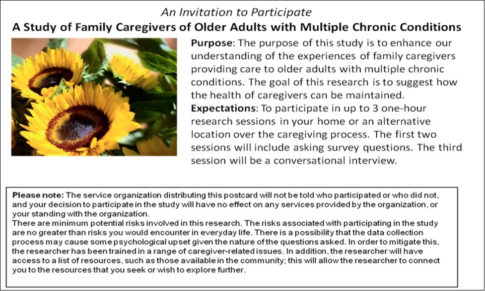 Journal of Human Health Research-sample recruitment